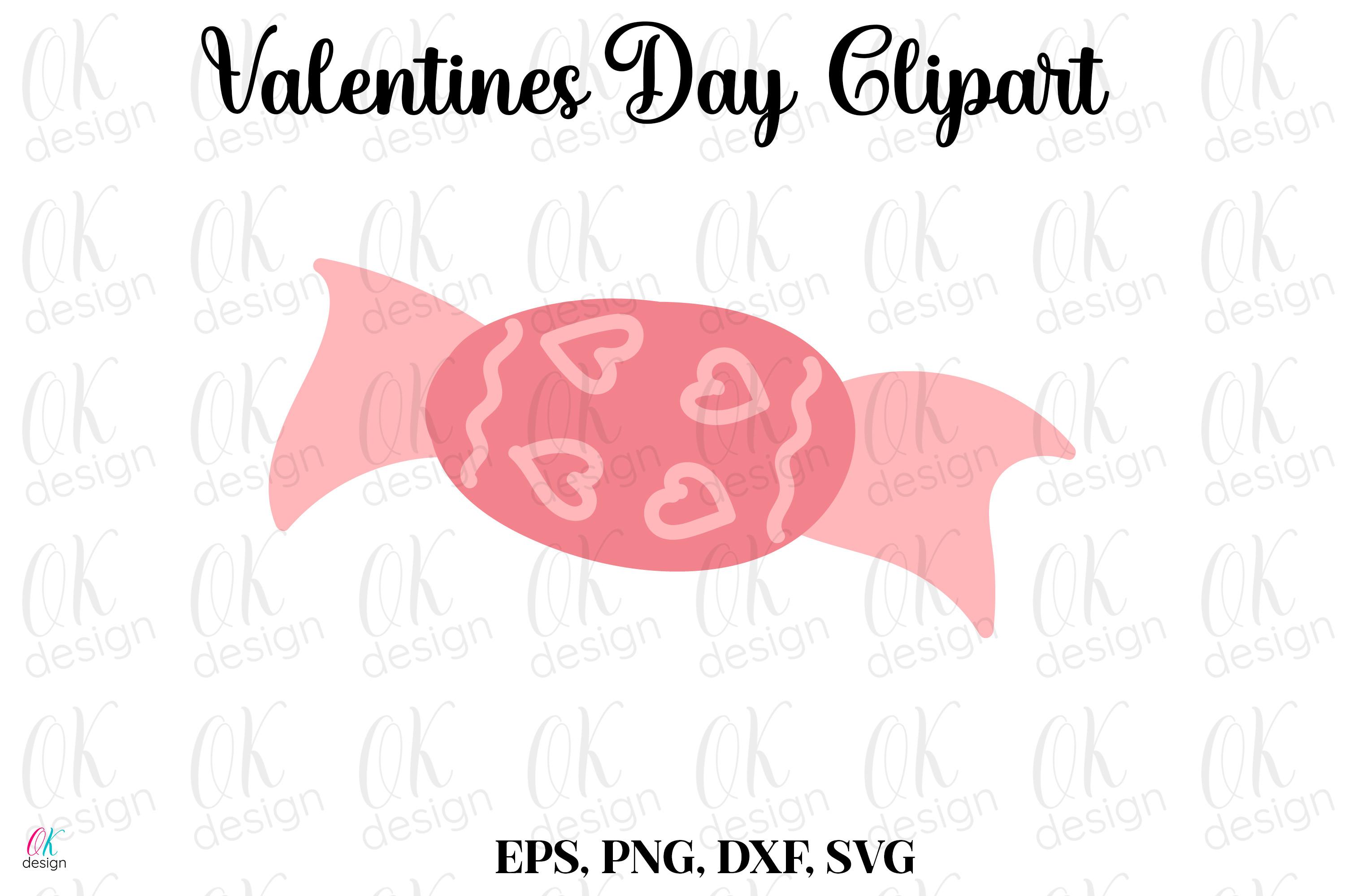 Valentines Clipart SVG, DXF, PNG Files.