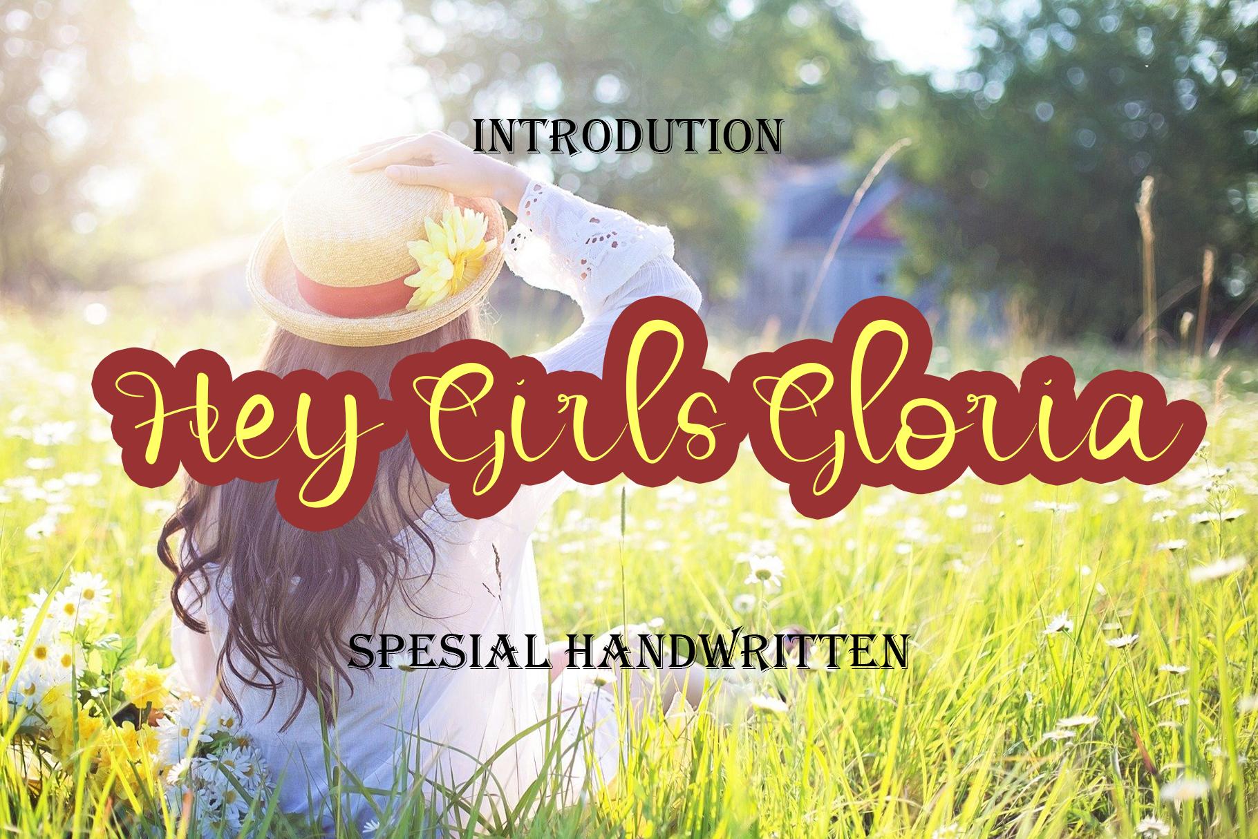 Hey Girls Gloria Font