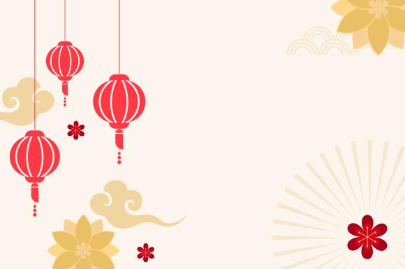 Chinese New Year Celebration Festive Bac