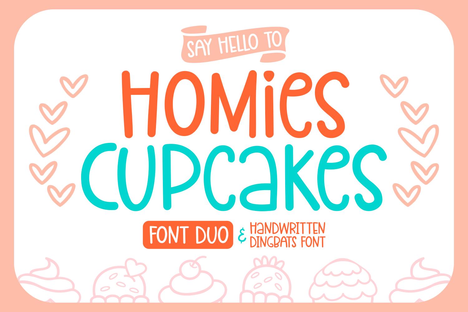 Homies Cupcake Font
