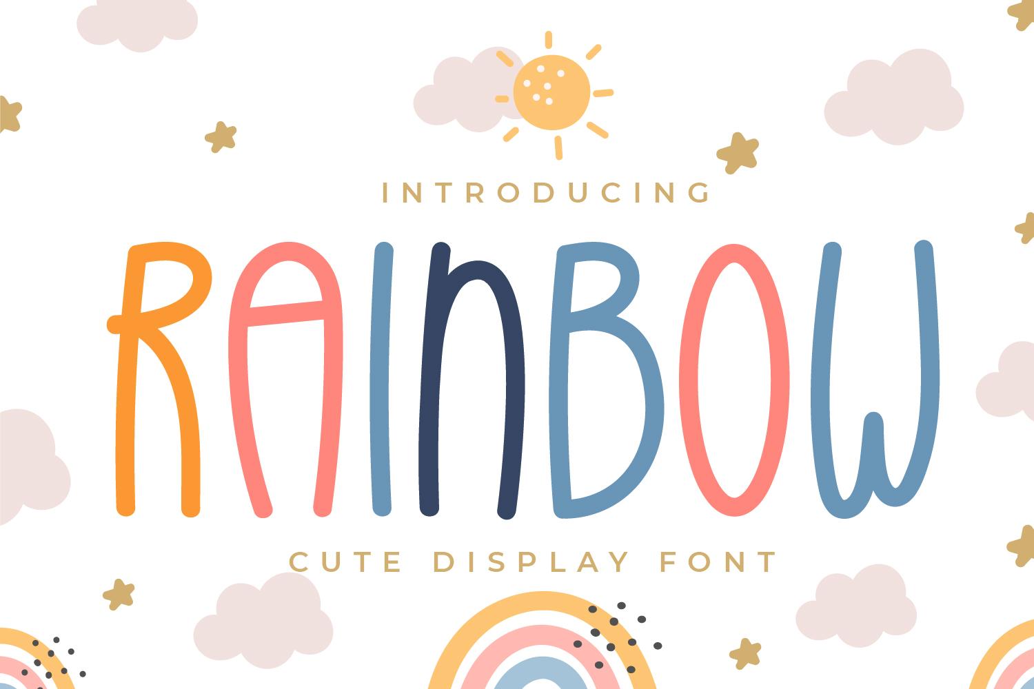 Rainbow Font