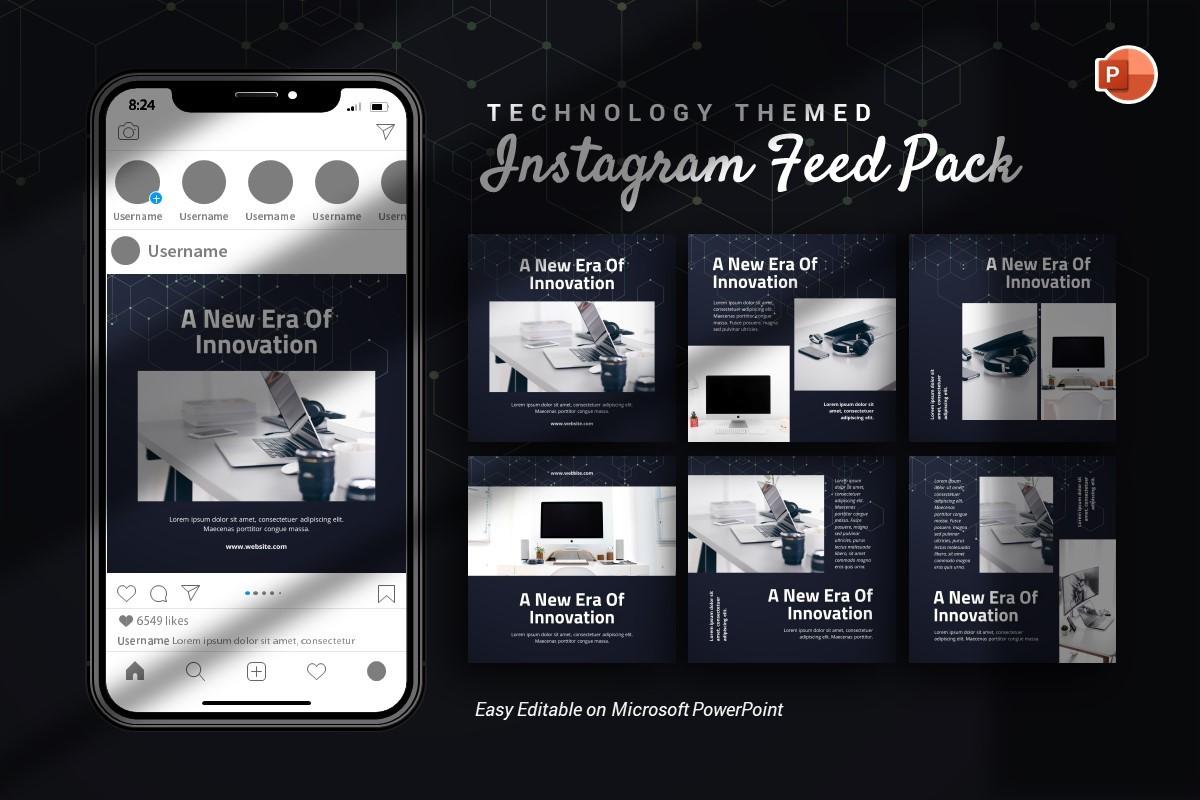 Instagram Feed - Technology Template