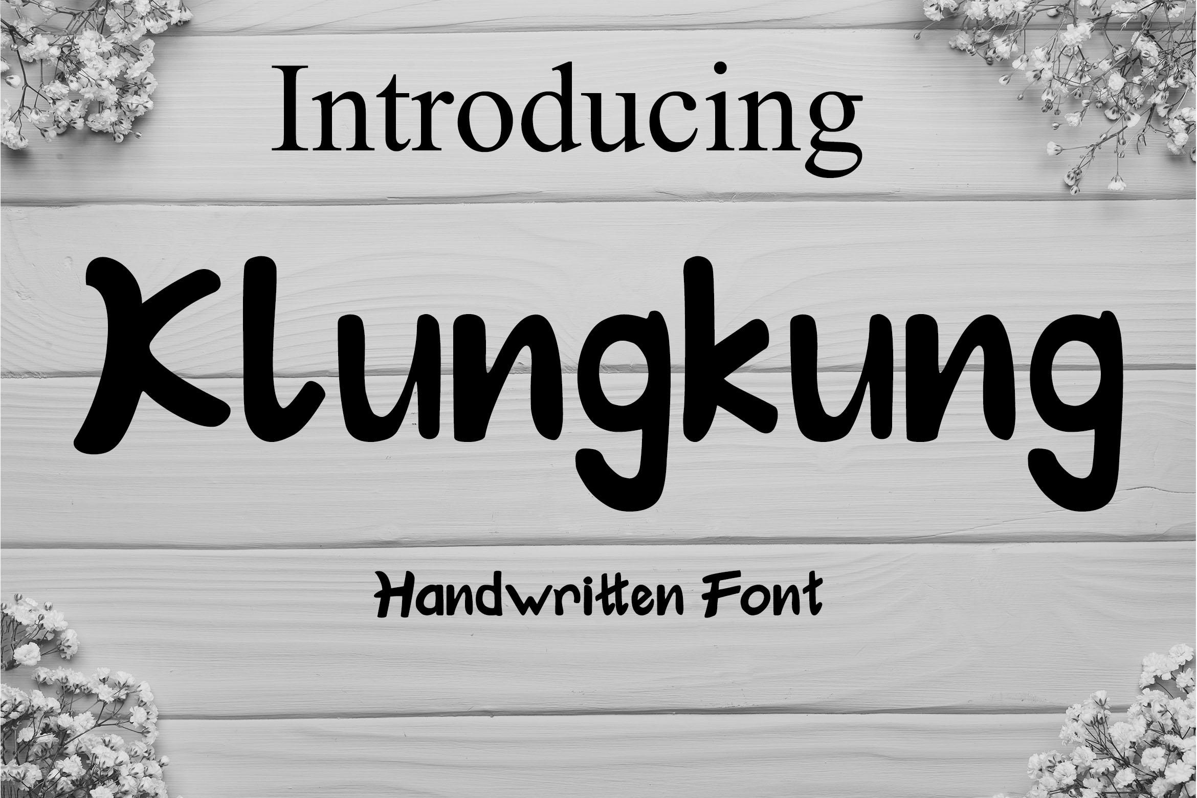 Klungkung Font