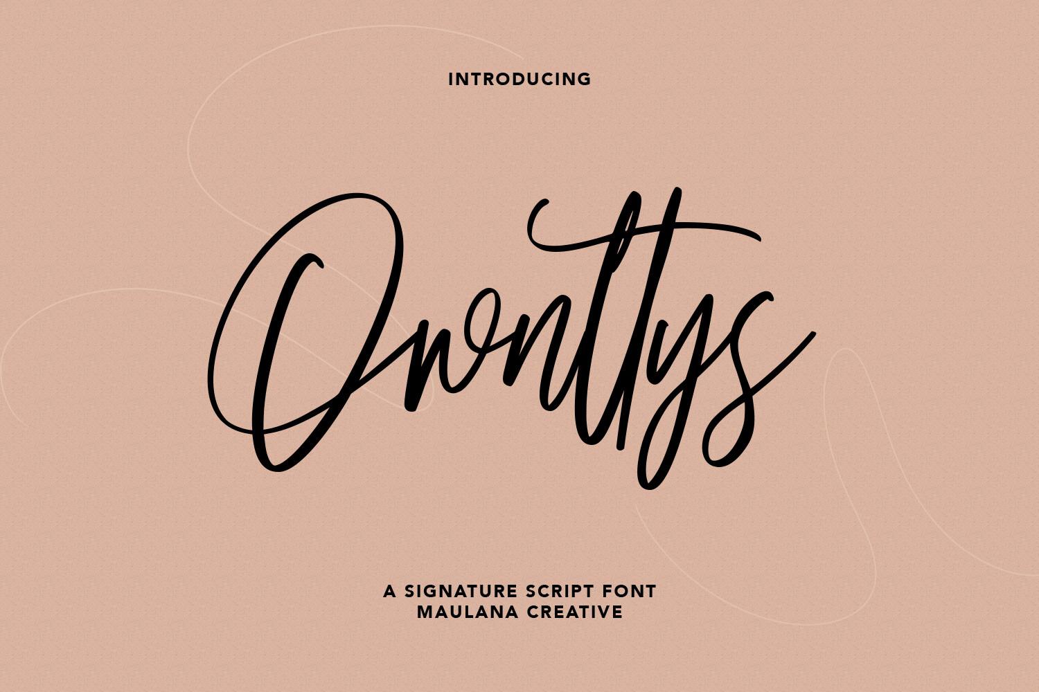 Ownttys Font