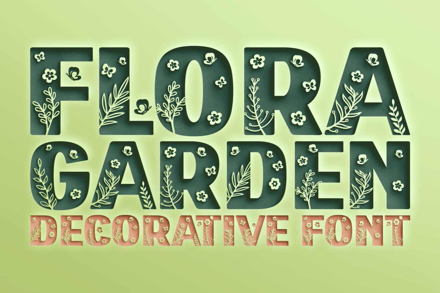 Flora Garden Font