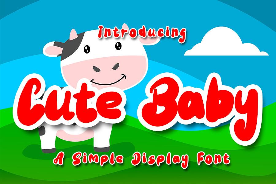 Cute Baby Font