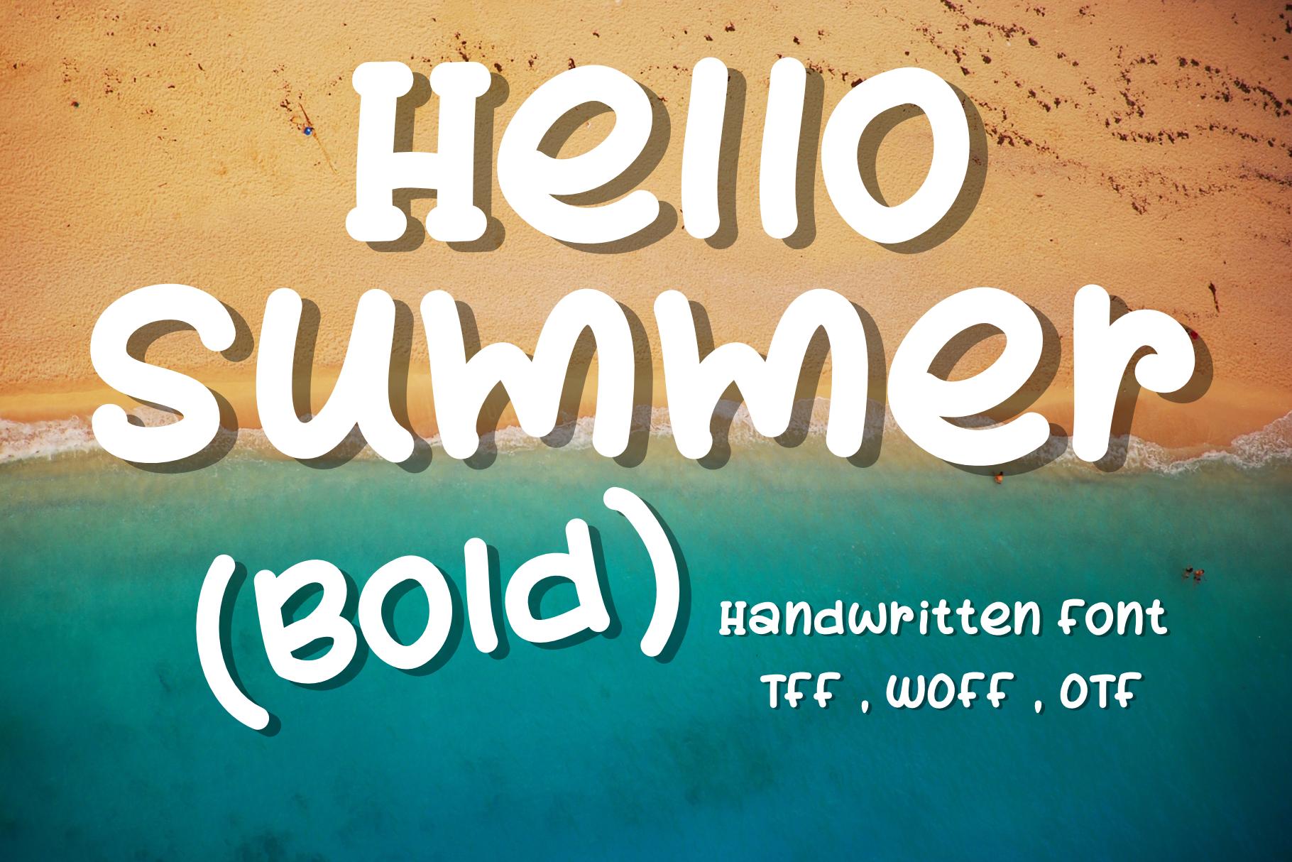 Hello Summer Font