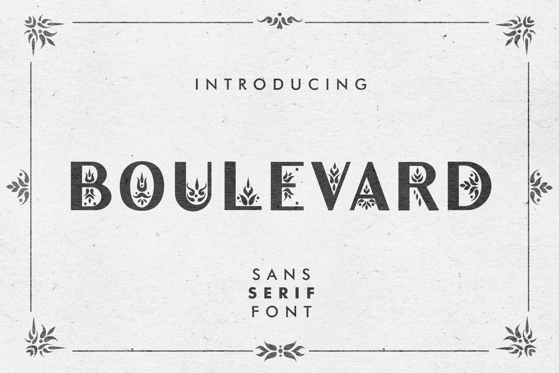 Boulevard Font