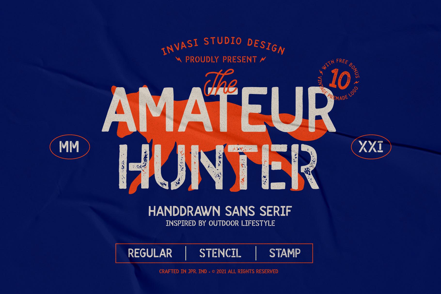Amateur Hunter Font