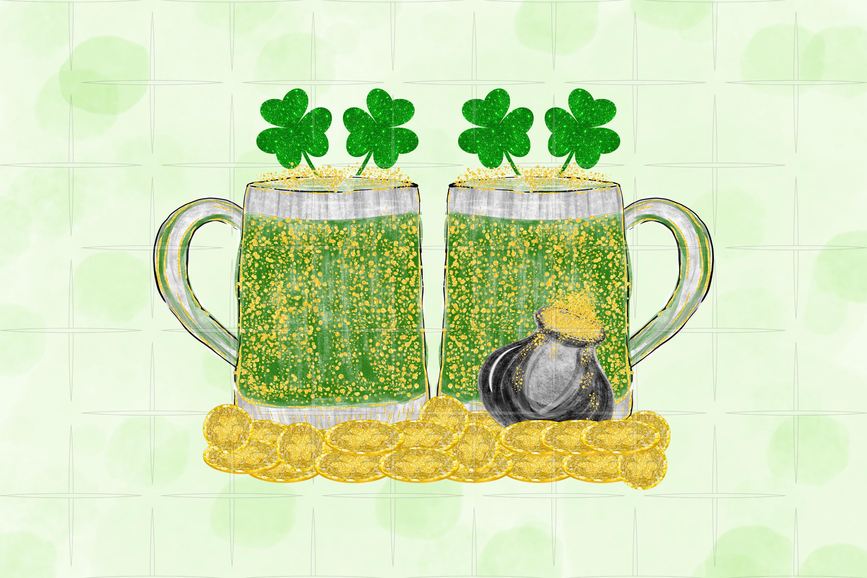 St Patrick's Day Shamrock Beer