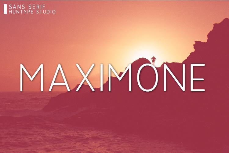 Maximone Font