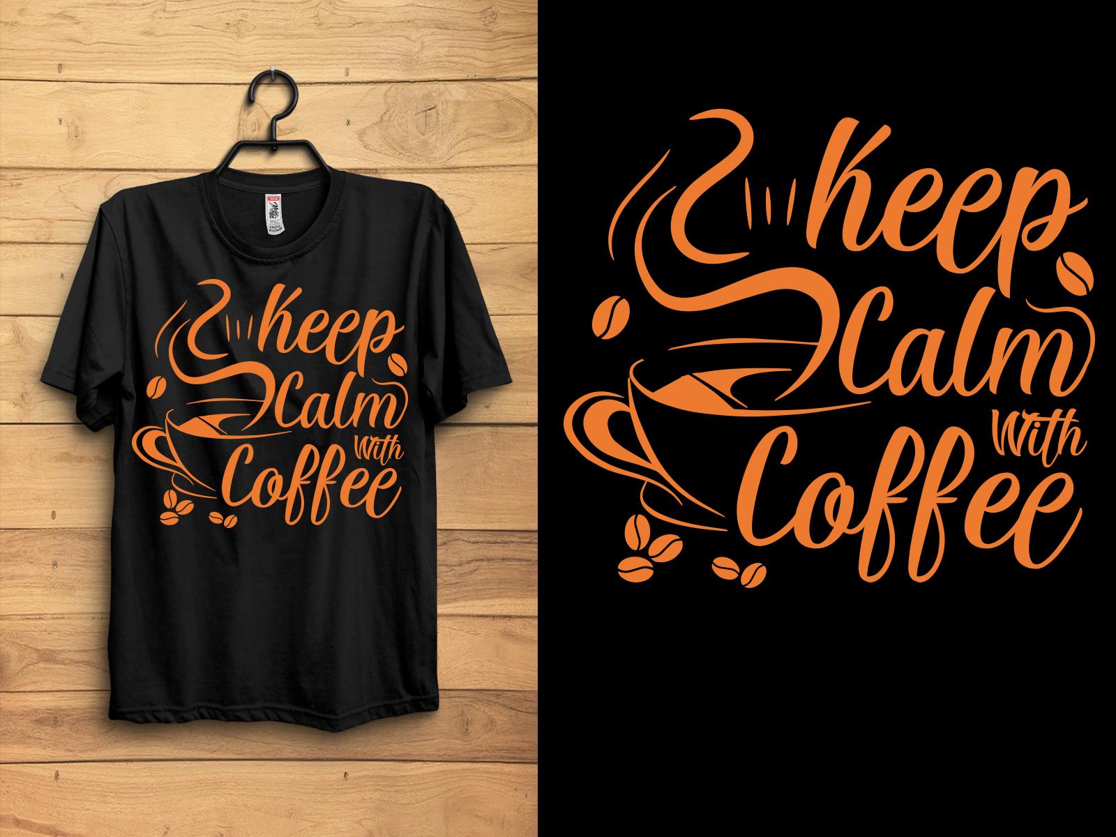 Coffee Typography T-shirt Design