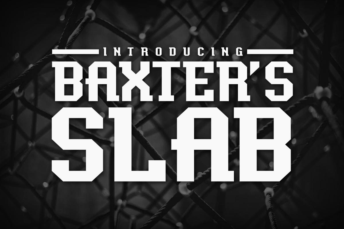 Baxter's Slab Font