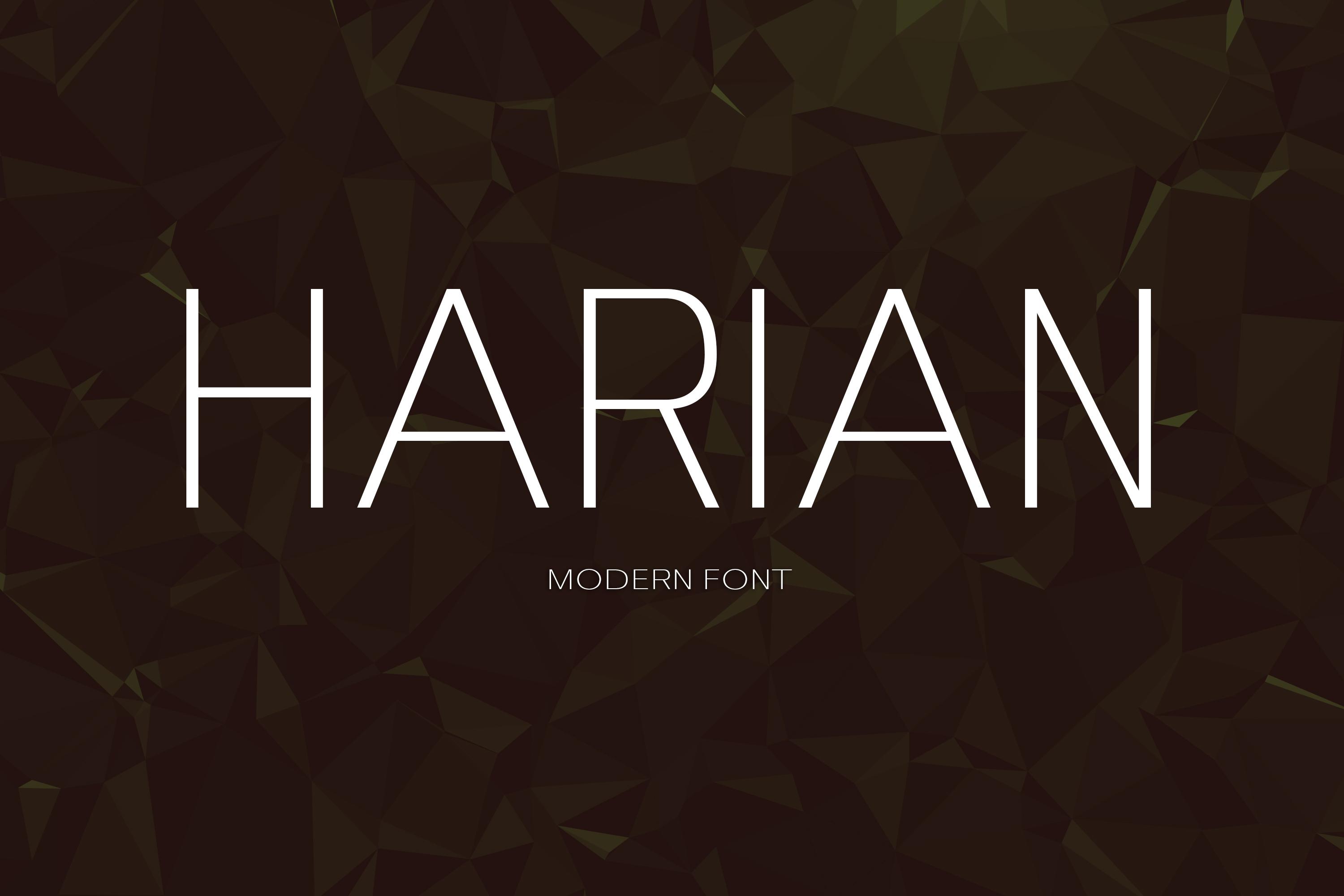 Harian Font