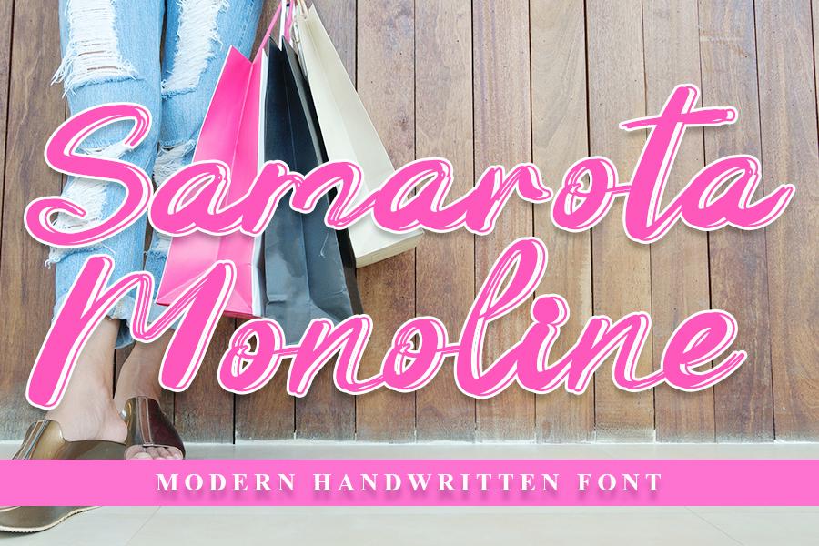 Samarota Monoline Font