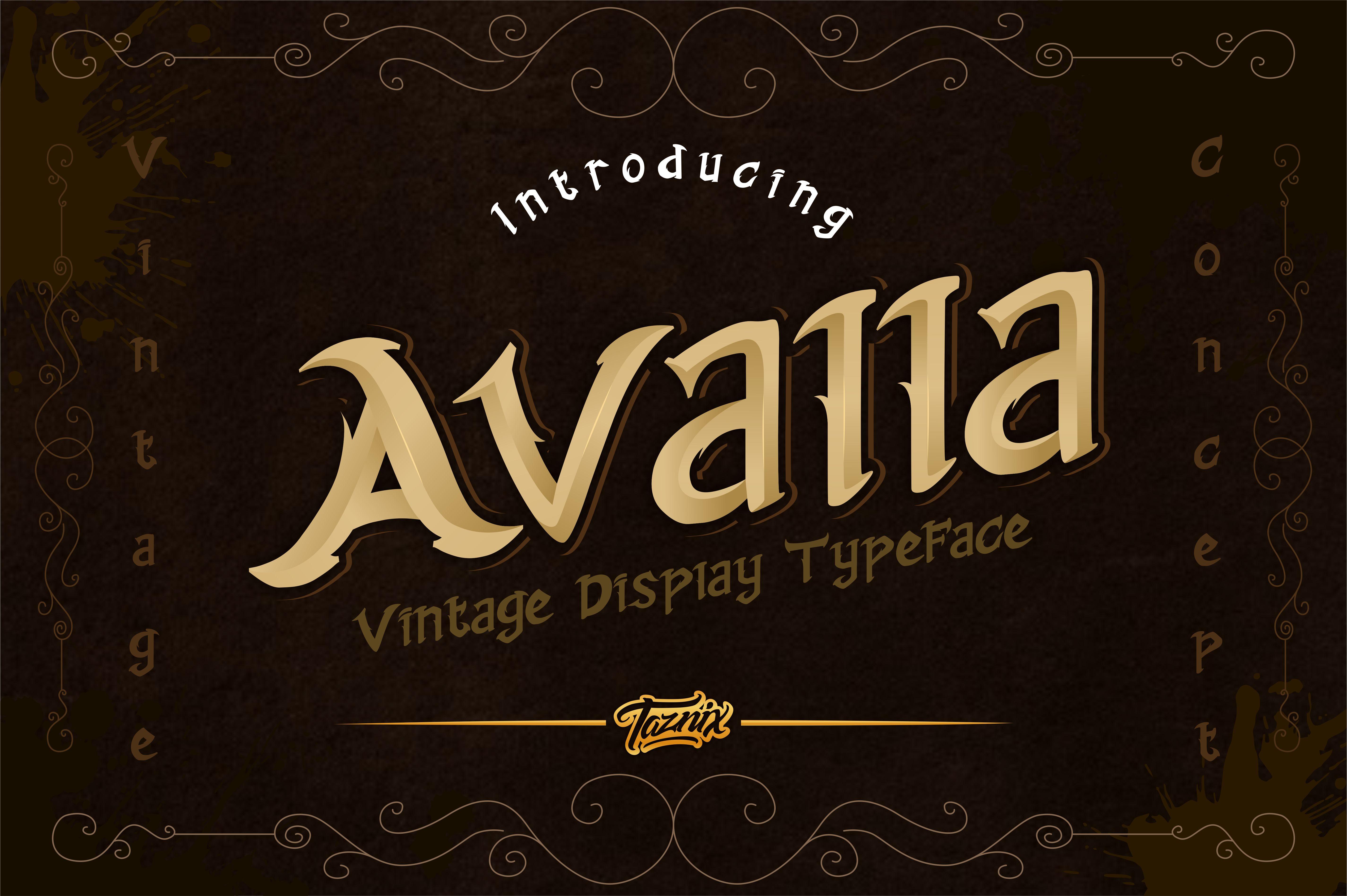 Avalla Font