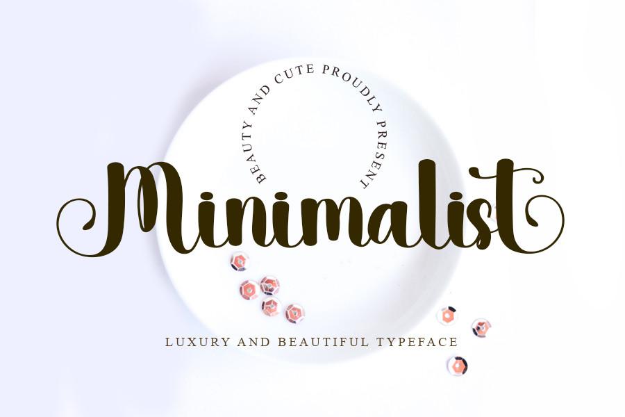 Minimalist Font