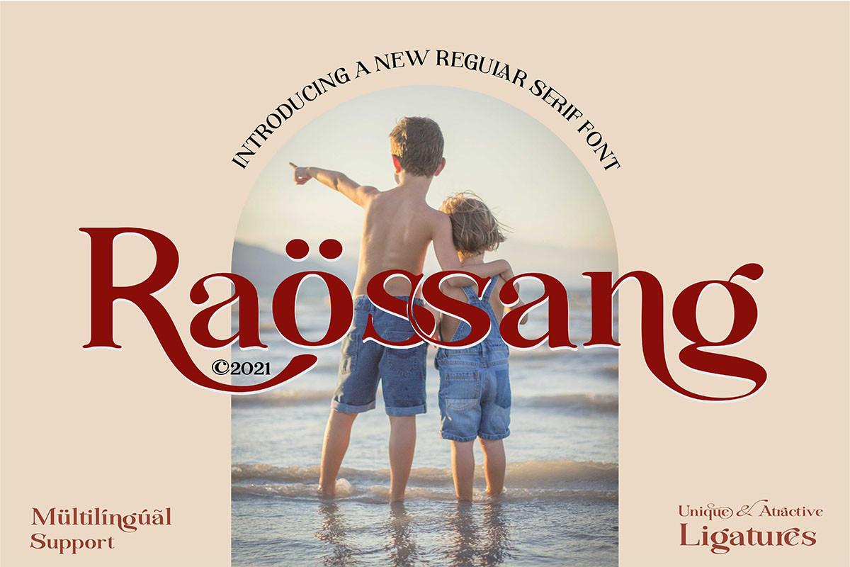 Raossang Font