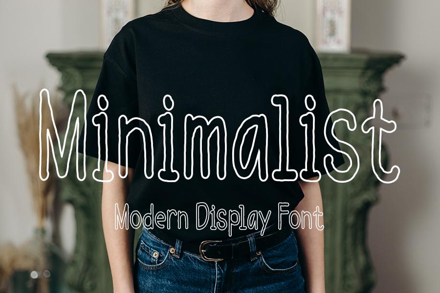 Minimalist Font