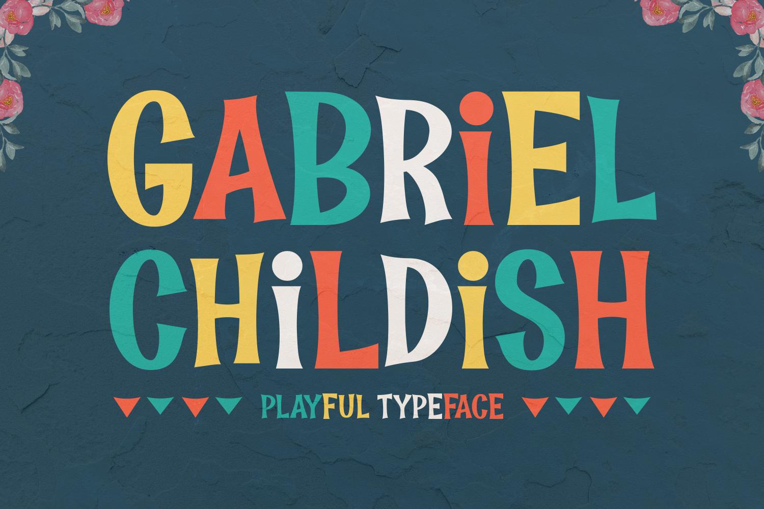 Gabriel Childish Font
