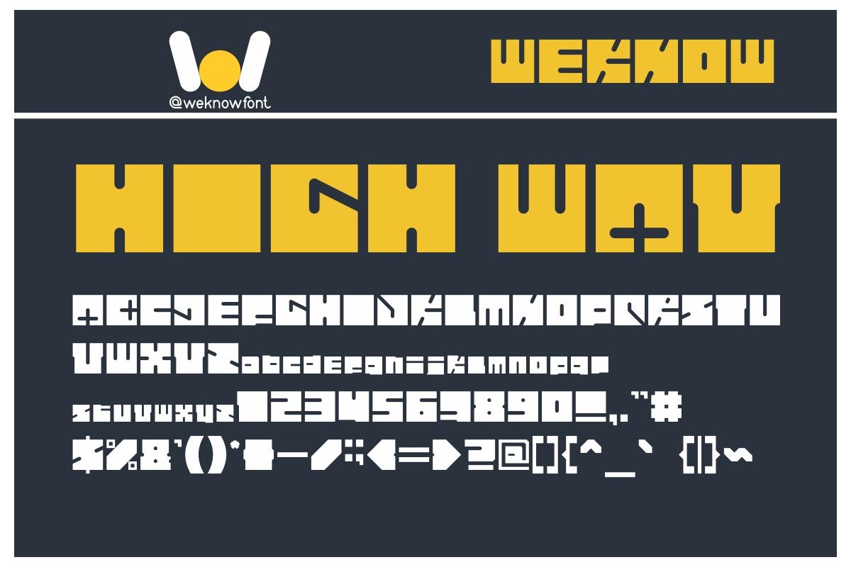 Highway Patrol Font