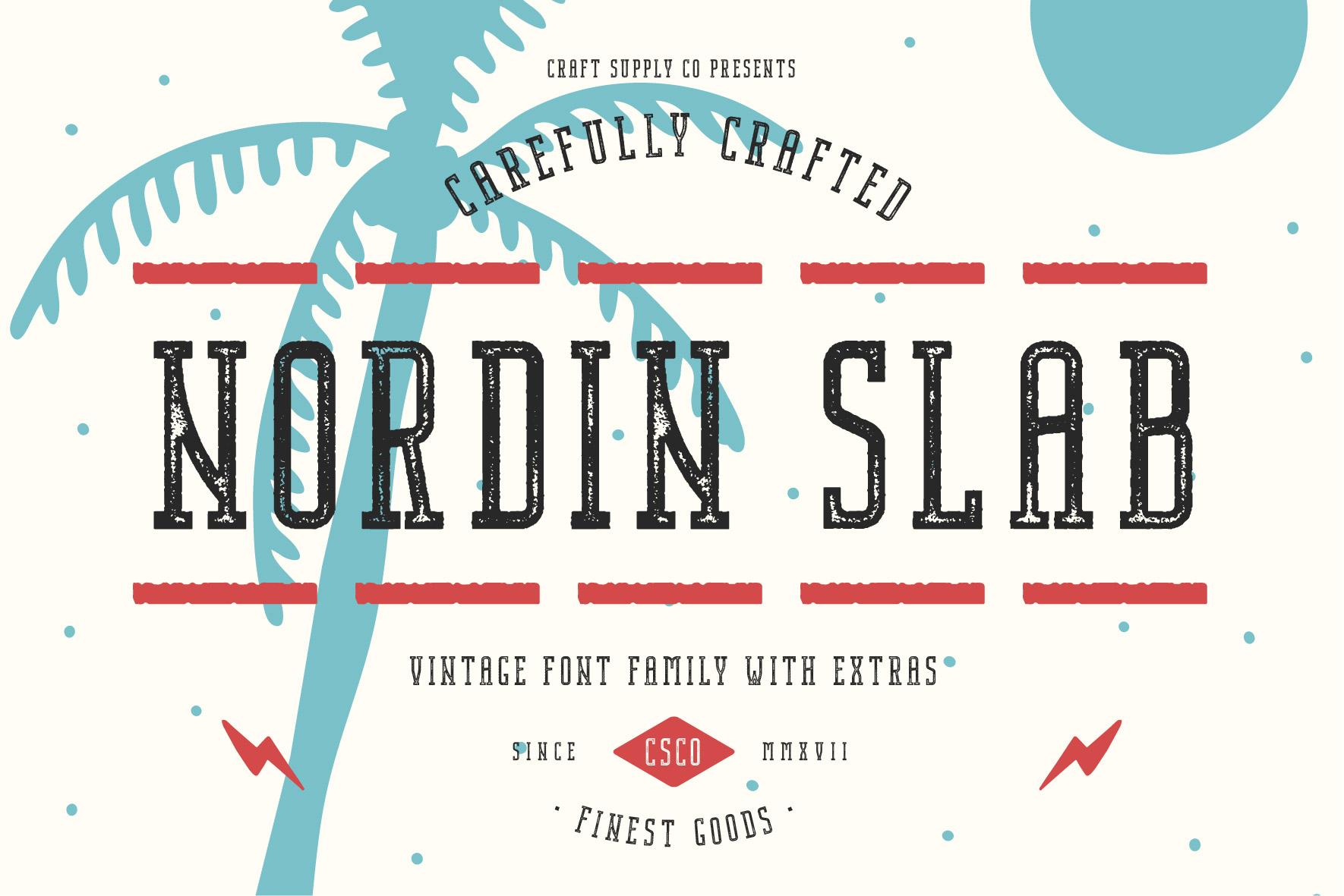 Nordin Slab Font