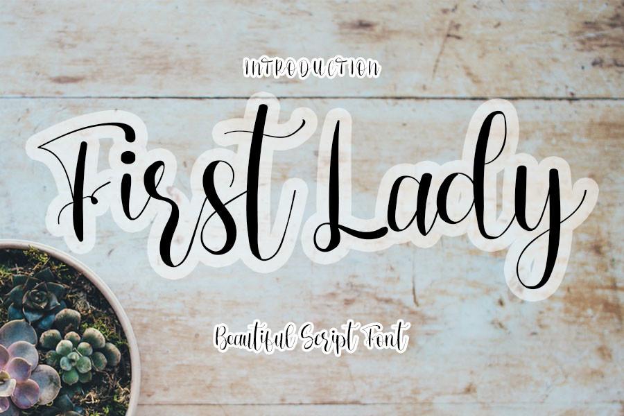 First Lady Font