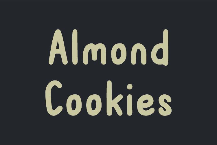 Almond Cookies Font