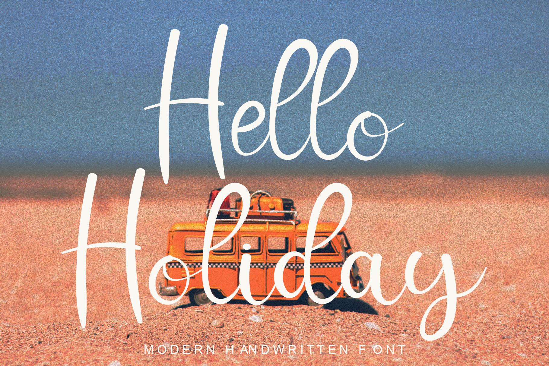 Hello Holiday Font