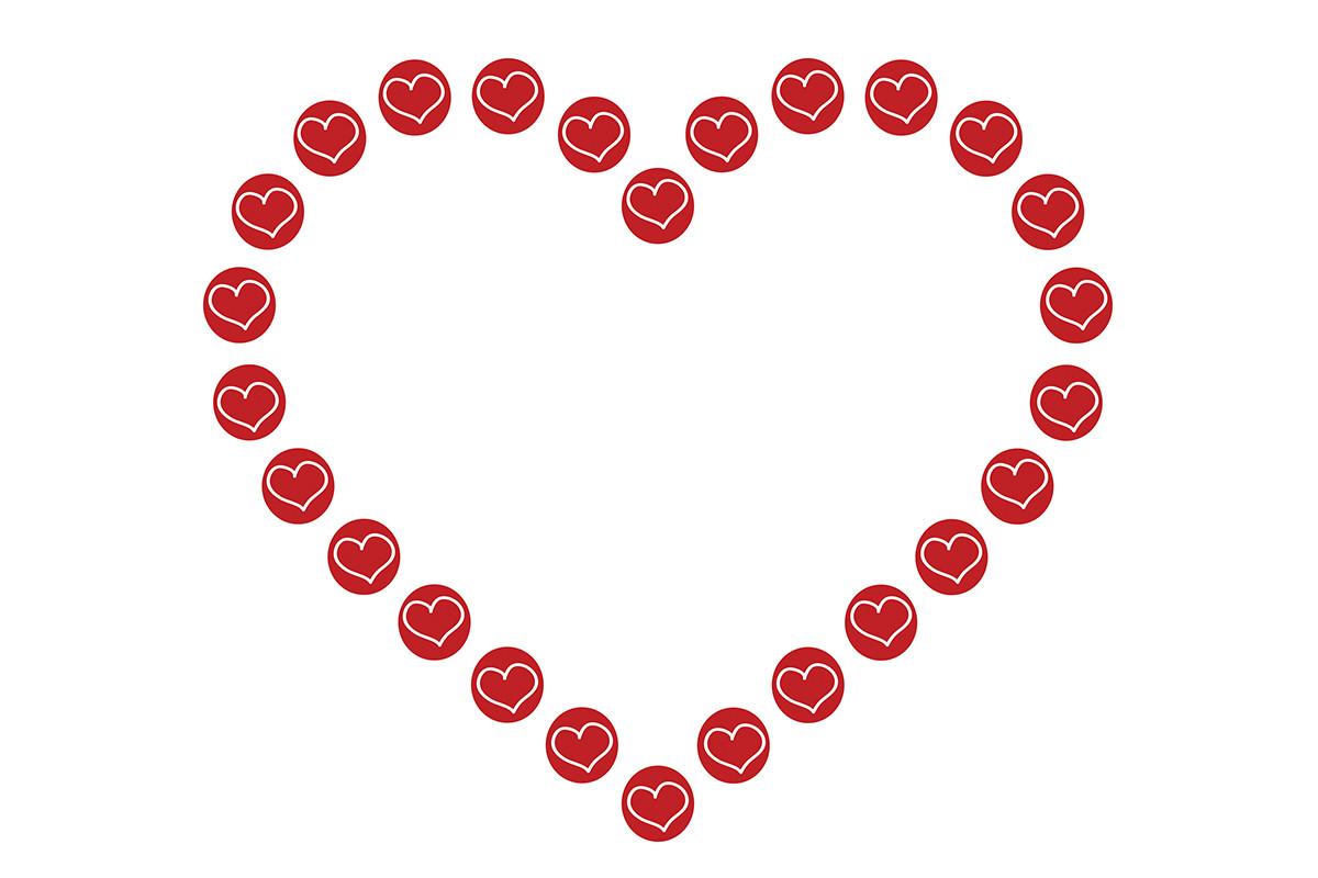 Two Valentine Hearts for Free