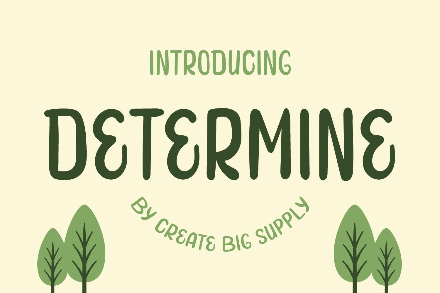 Determine Font