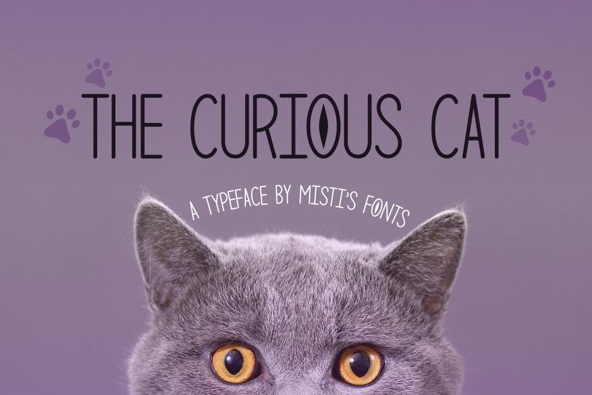 The Curious Cat Font
