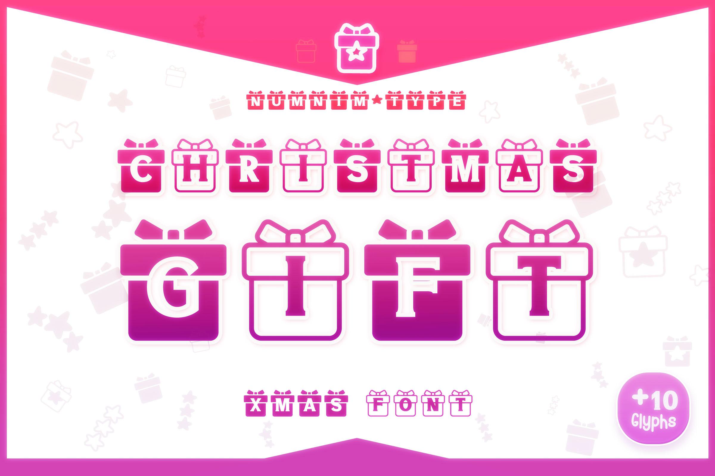 Christmas Gift Font