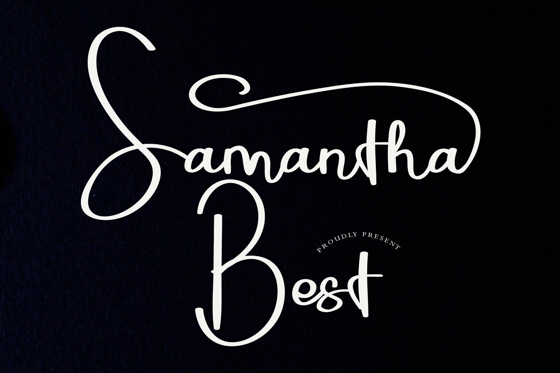 Samantha Best Font