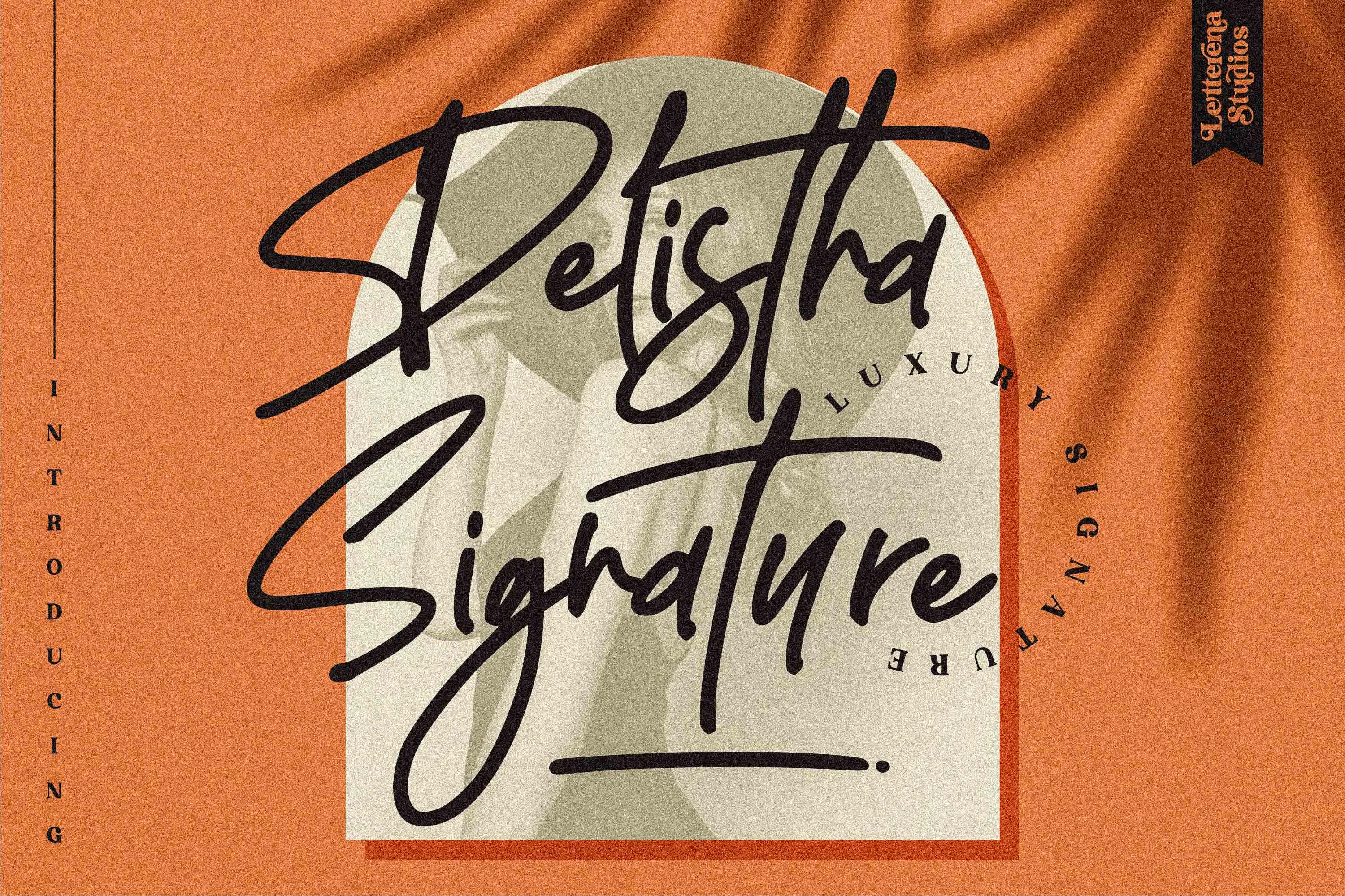 Delistha Signature Font