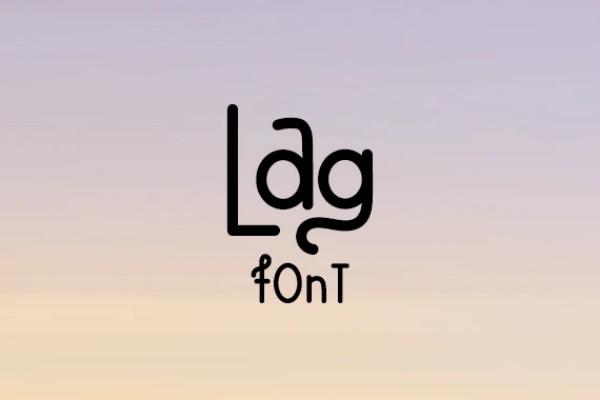 Lag Font