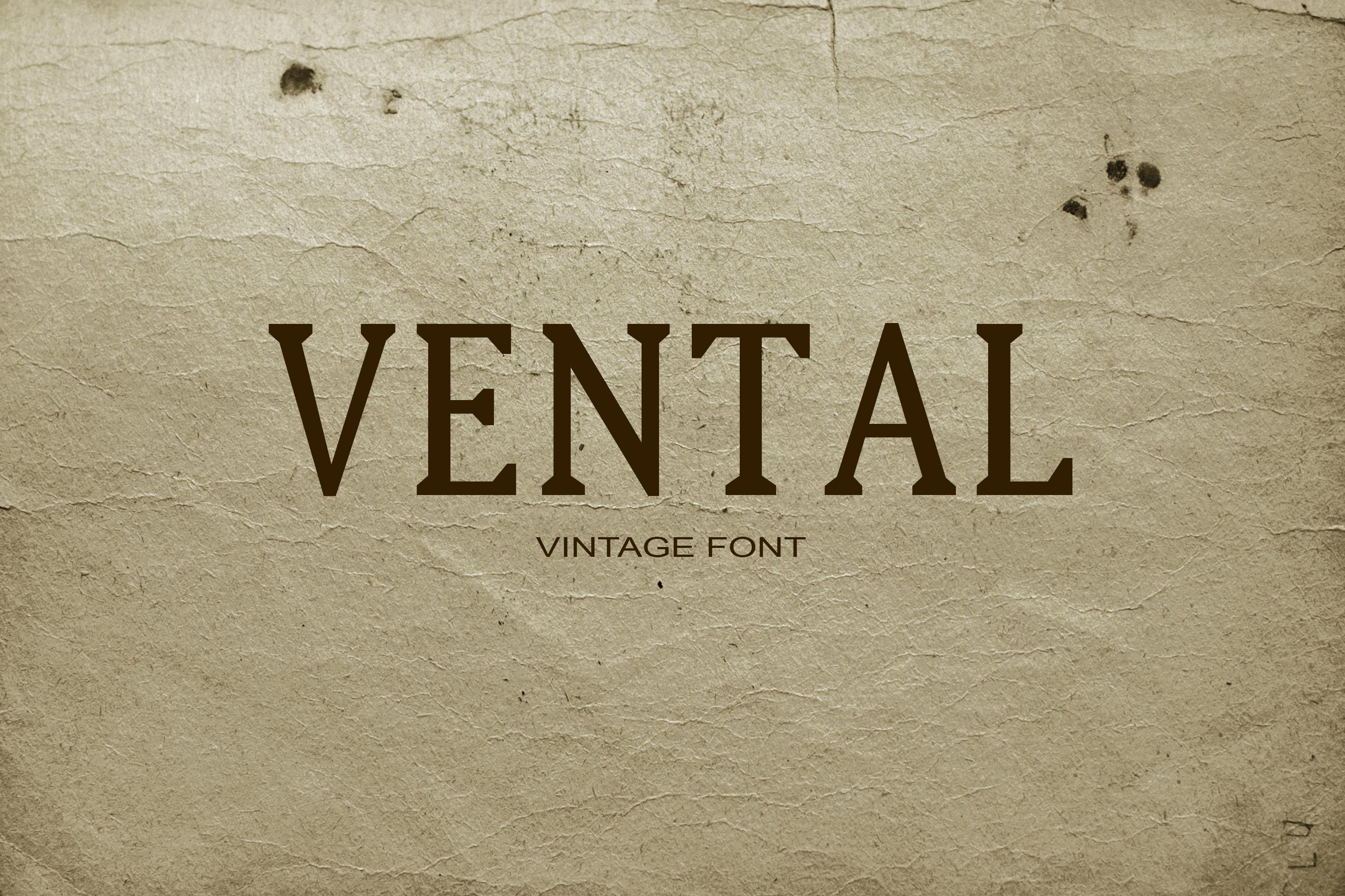 Vental Font