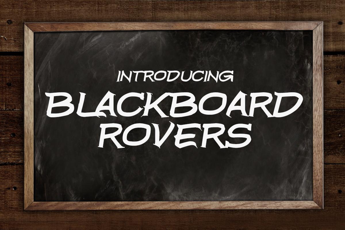 Blackboard Rovers Font