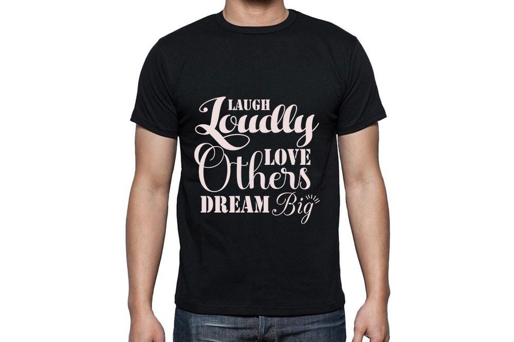 Inspirational SVG Design, Laugh Loudly