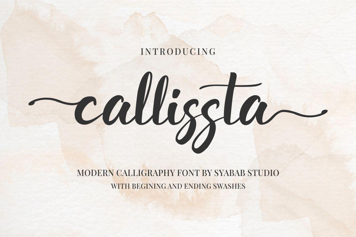 Callissta Font