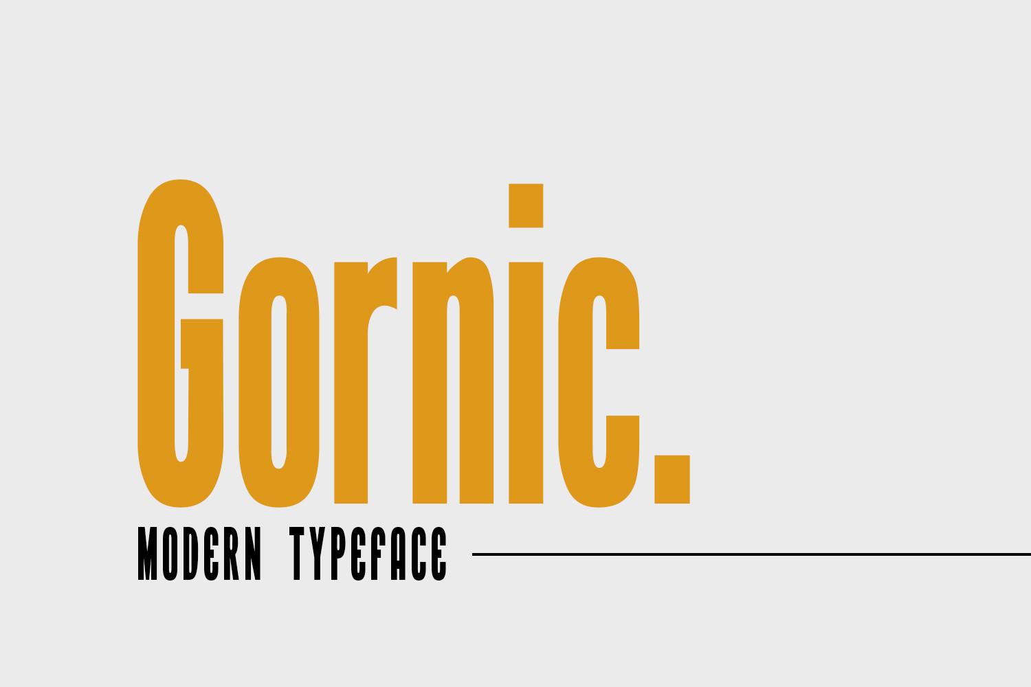 Gornic Font