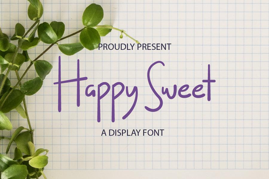 Happy Sweet Font