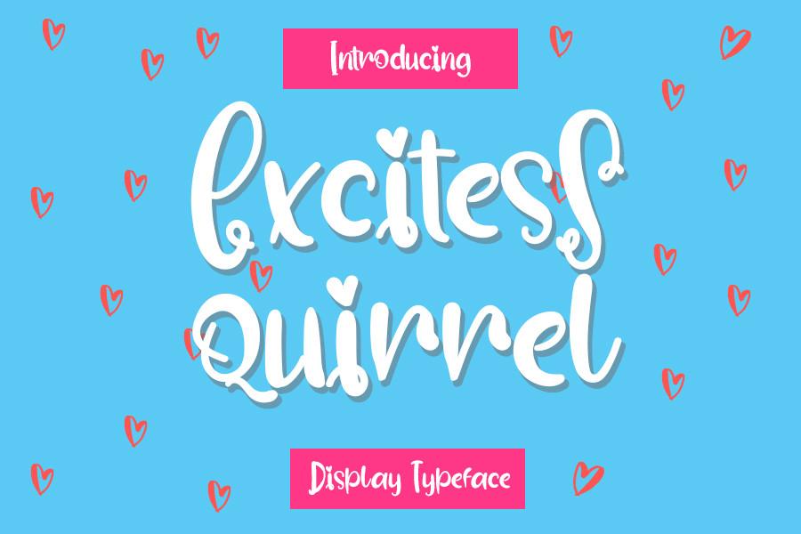 Excites Squirrel Font