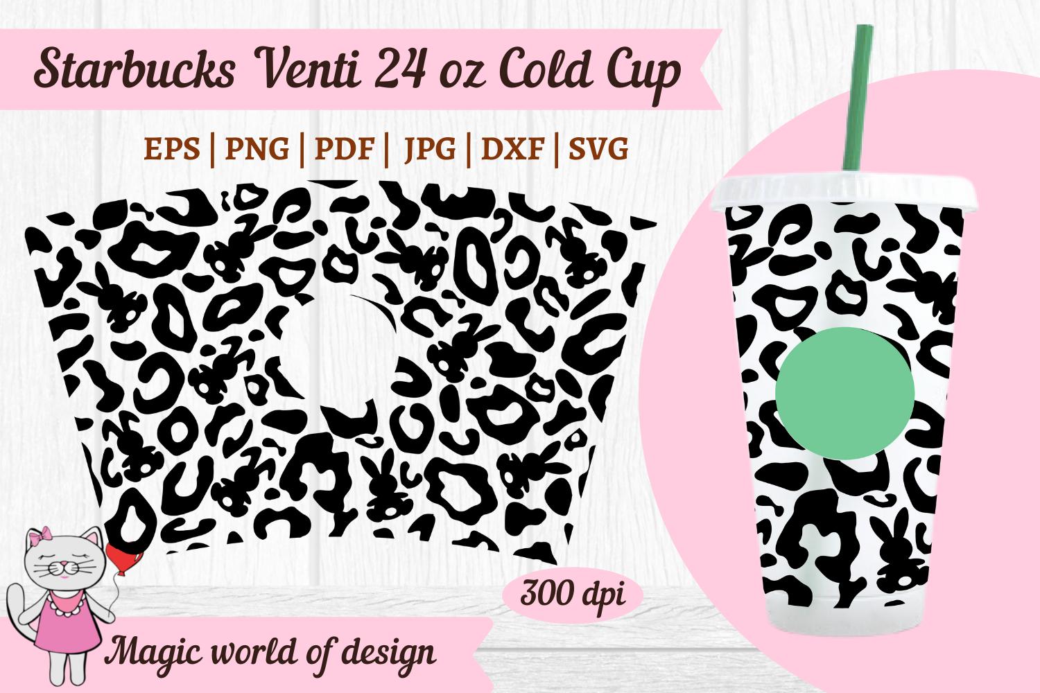 Easter Cheetah Leopard Svg Starbucks 24