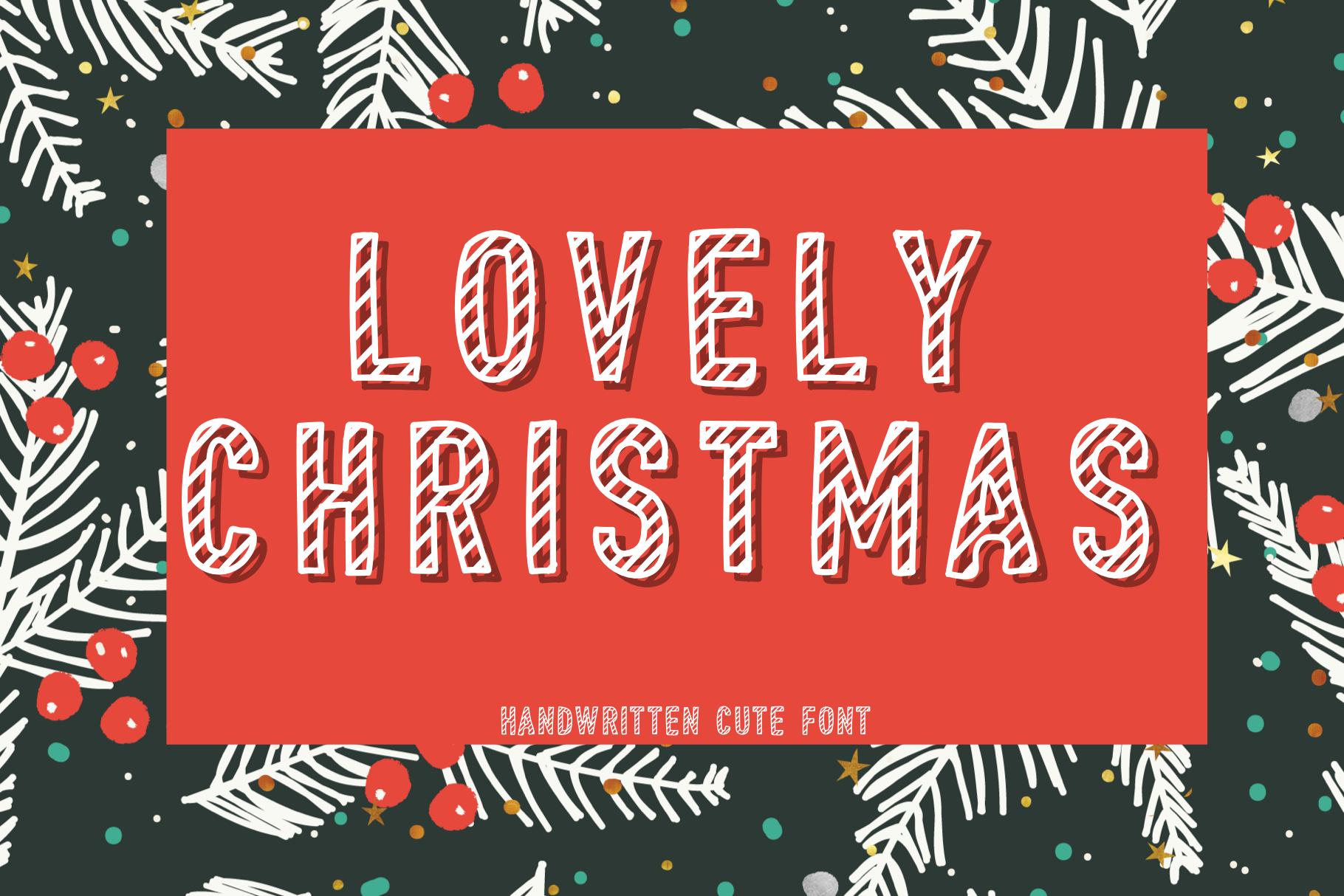 Lovely Christmas Font