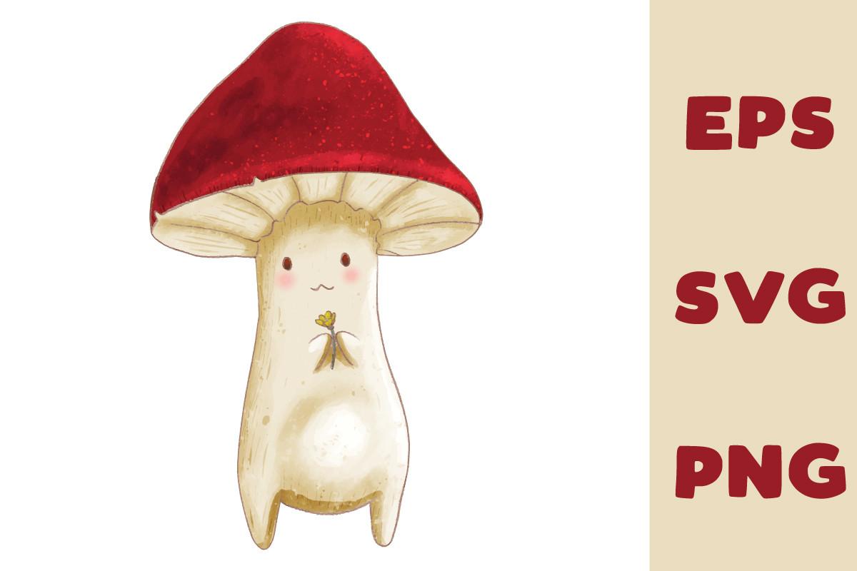 Cute Cottagecore Mushroom