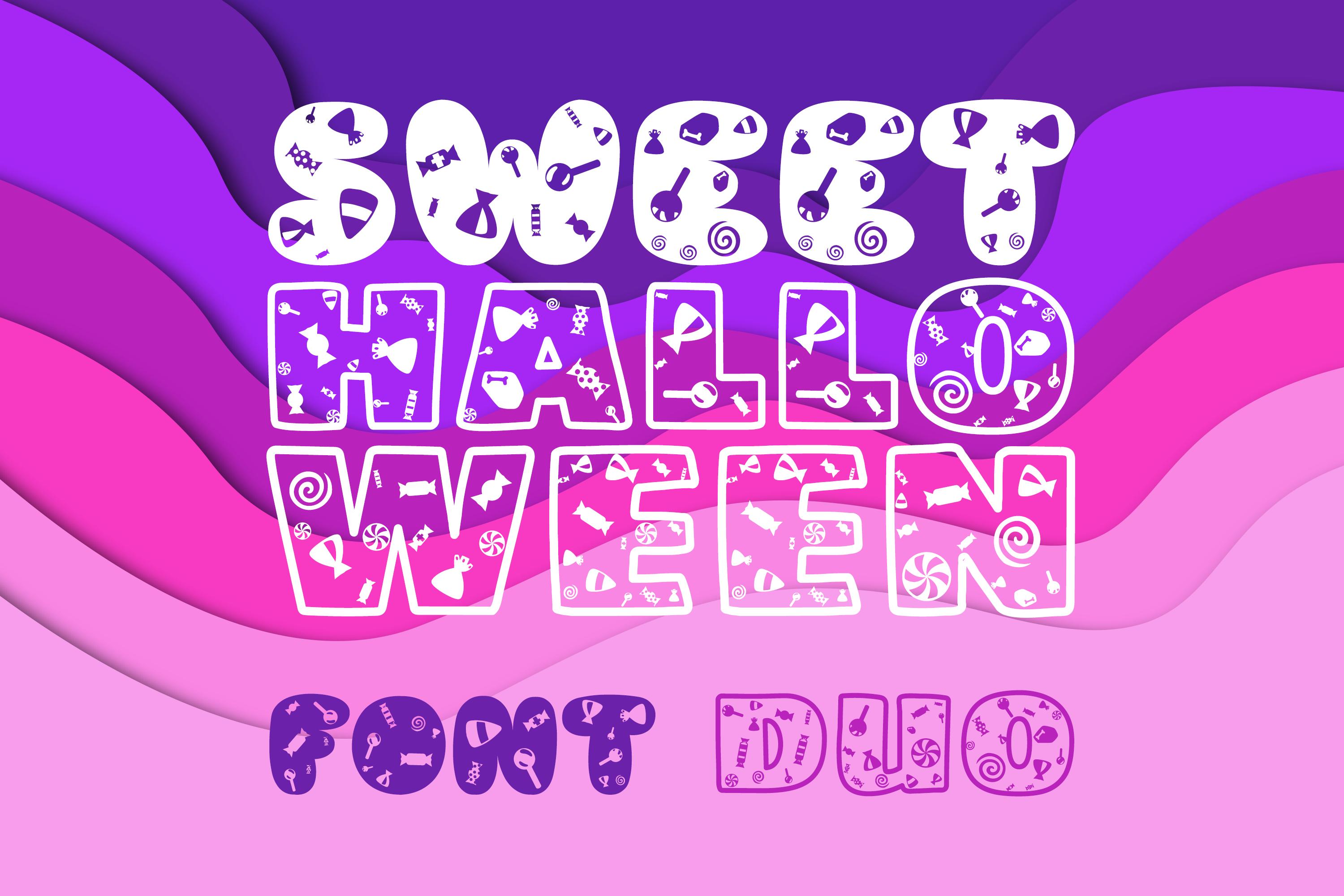 Sweet Halloween Duo Font