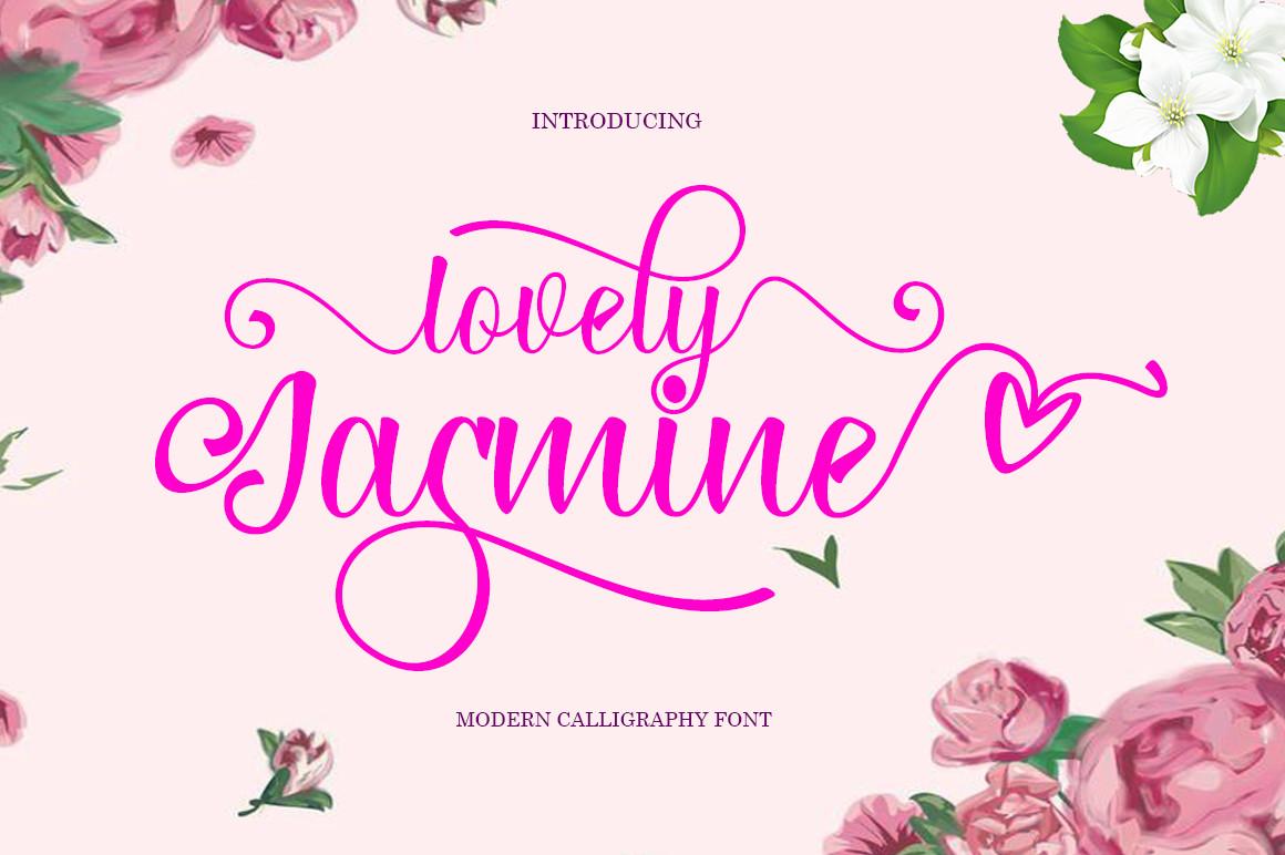Lovely Jasmine Font