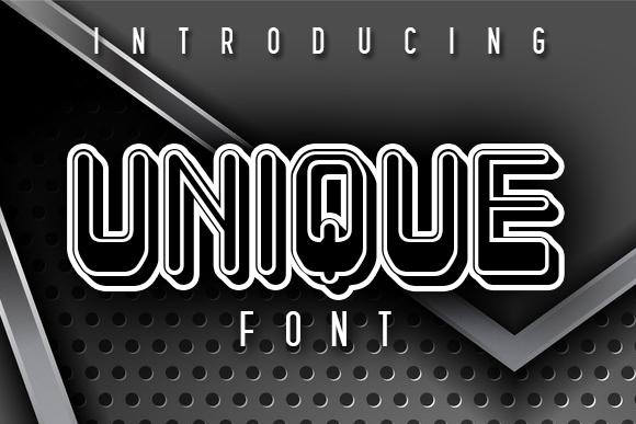 Unique Font
