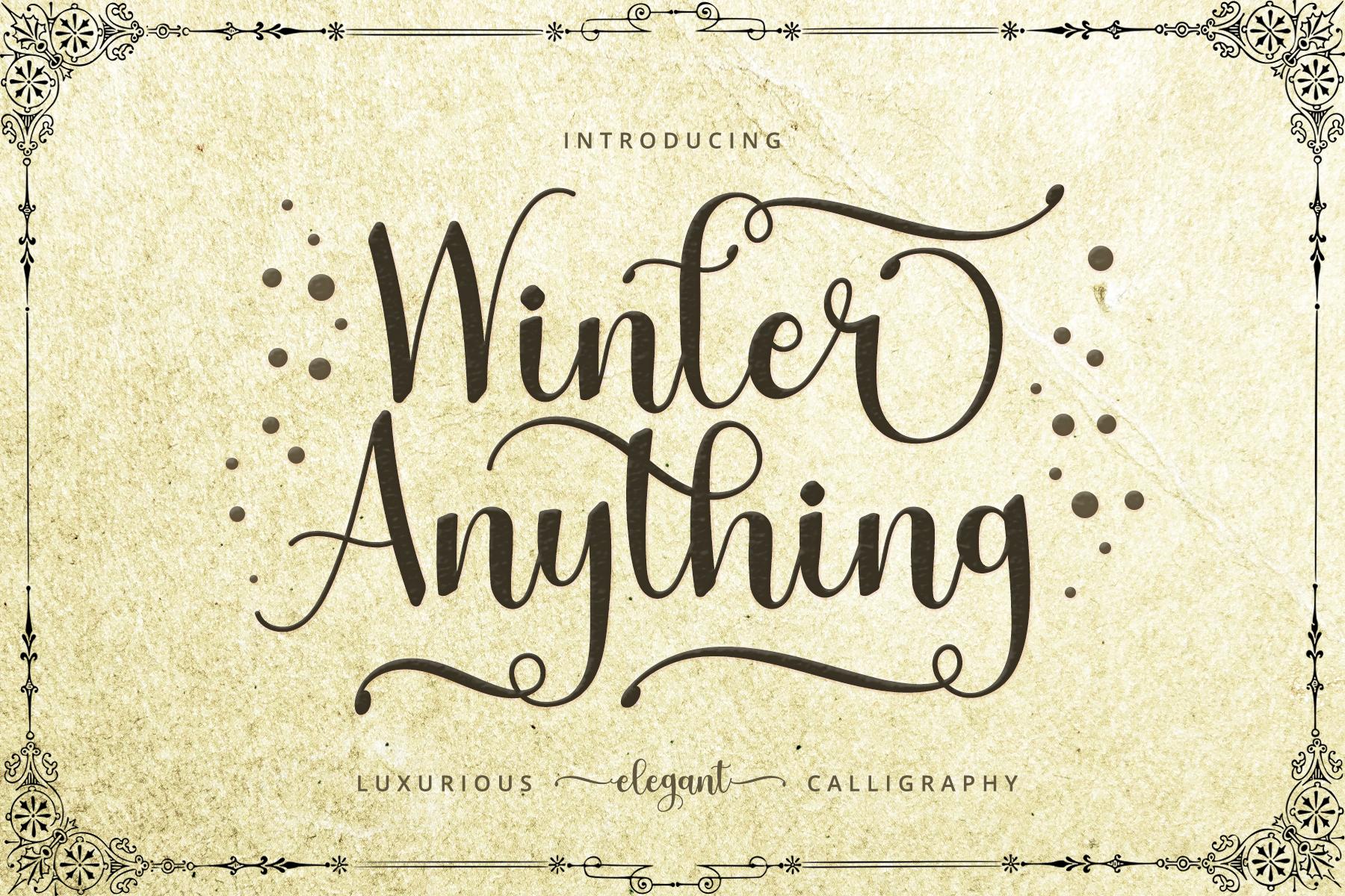 Winter Anything Font